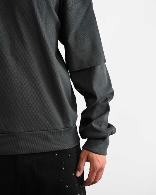 T Shirt Ribs Doppia Manica