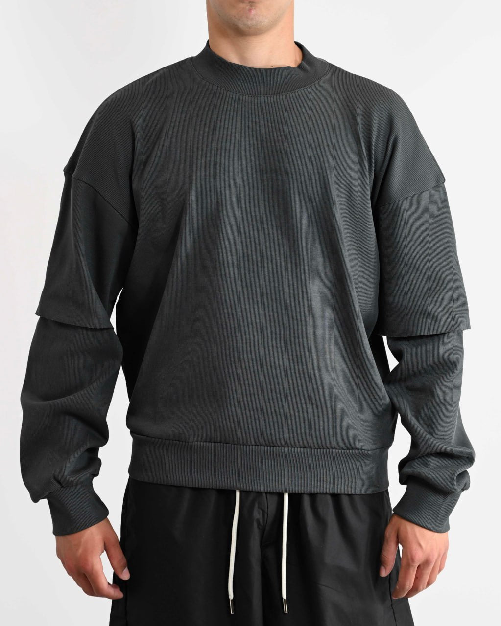 T Shirt Ribs Doppia Manica